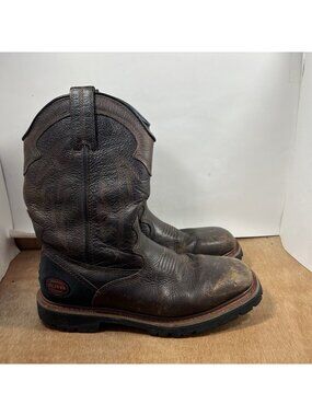 Oliver by Honeywell Men's Size 9 Safety Square Toe Western Work Boot OL10002